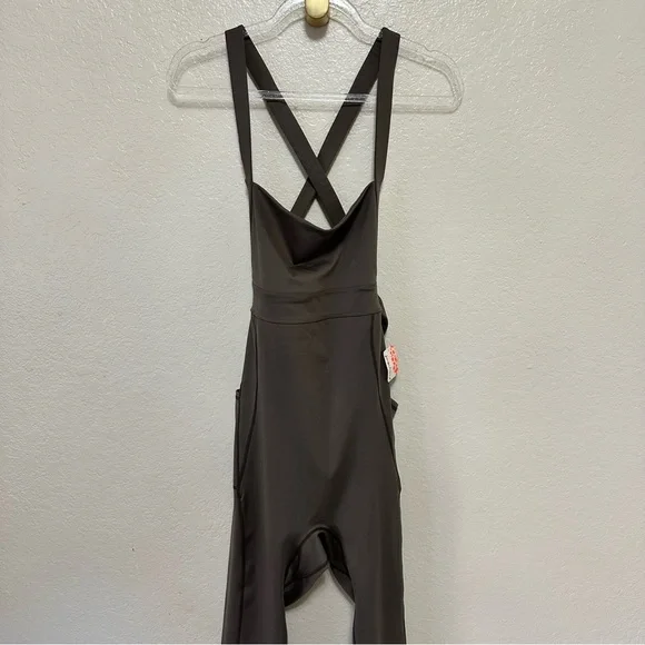 NEW free people movement My High Onesie brown jumpsuit size L - Picture 7 of 14